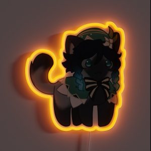 Kitten Venti RGB Neon Sign