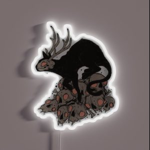 Kitty Demon Skull RGB Neon Sign Kitty Demon Skull RGB Neon Sign