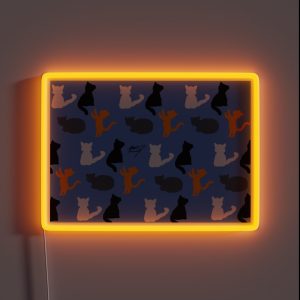 Kitty Pattern RGB Neon Sign Kitty Pattern RGB Neon Sign