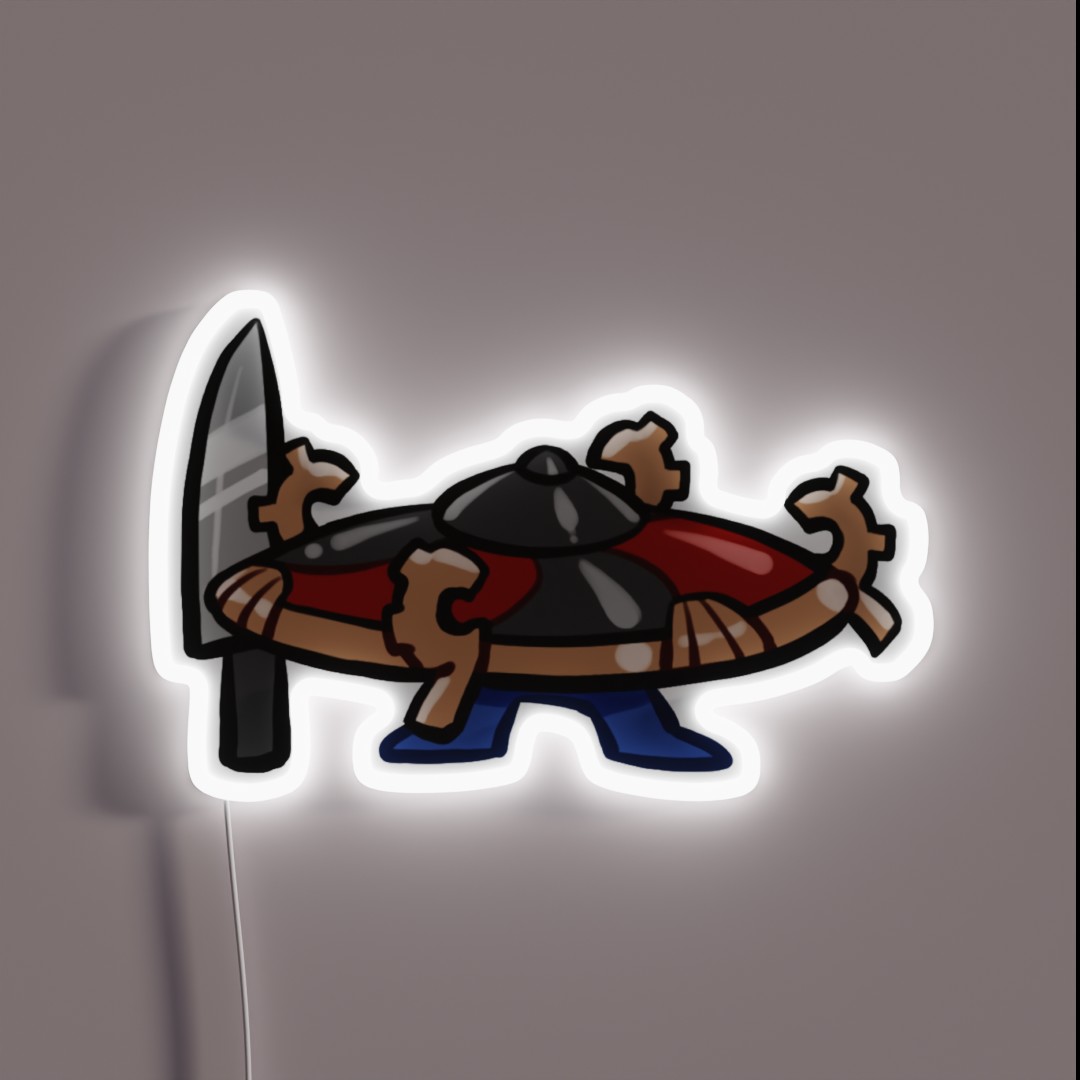 Knife Scaramouche Genshin Impact RGB Neon Sign Knife Scaramouche Genshin Impact RGB Neon Sign