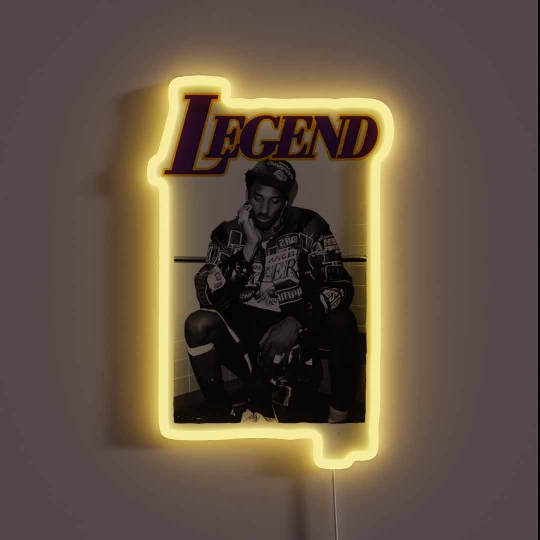 Kobe Bryant RGB Neon Sign Kobe Bryant RGB Neon Sign