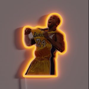 Kobe Bryant Vintange Print RGB Neon Sign Kobe Bryant Vintange Print RGB Neon Sign