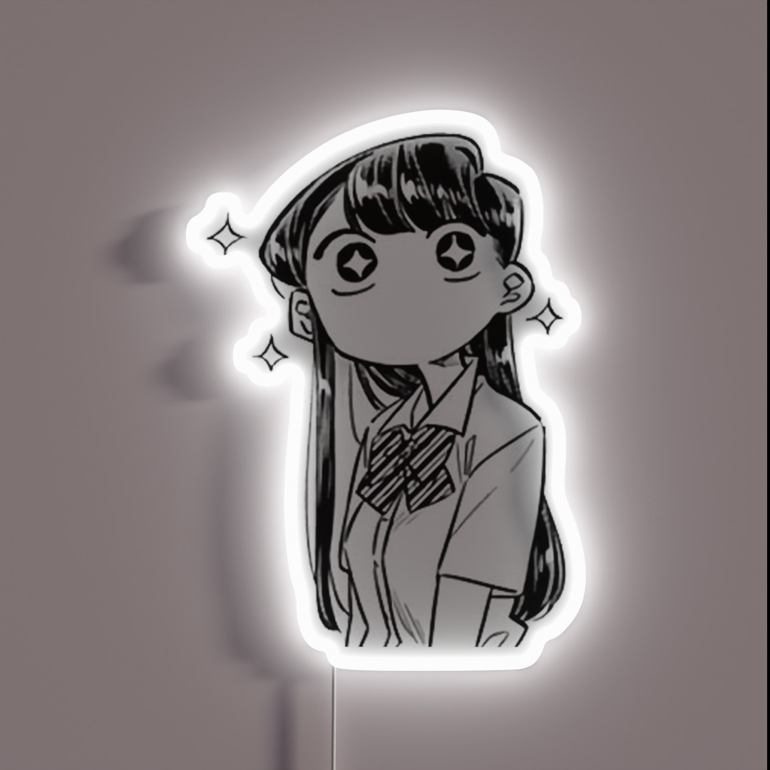 Komi San Wa Komyushou Desu RGB Neon Sign Komi San Wa Komyushou Desu RGB Neon Sign