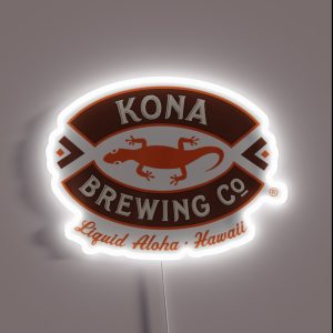 Kona Brewing Logo RGB Neon Sign