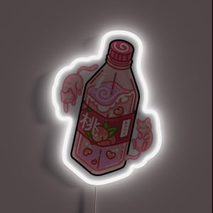 Konbini Peach Water RGB Neon Sign Konbini Peach Water RGB Neon Sign