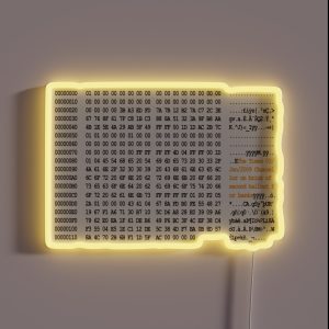 Kopie Von Bitcoin Genesis Block Code RGB Neon Sign Kopie Von Bitcoin Genesis Block Code RGB Neon Sign