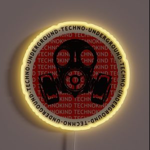 Kopie Von Techno Techno Music Techno Underground RGB Neon Sign
