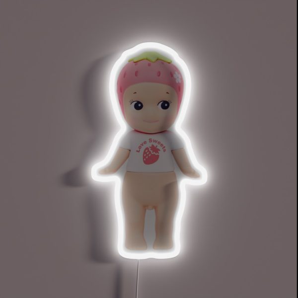 Korean Strawberry Sonny Angel RGB Neon Sign