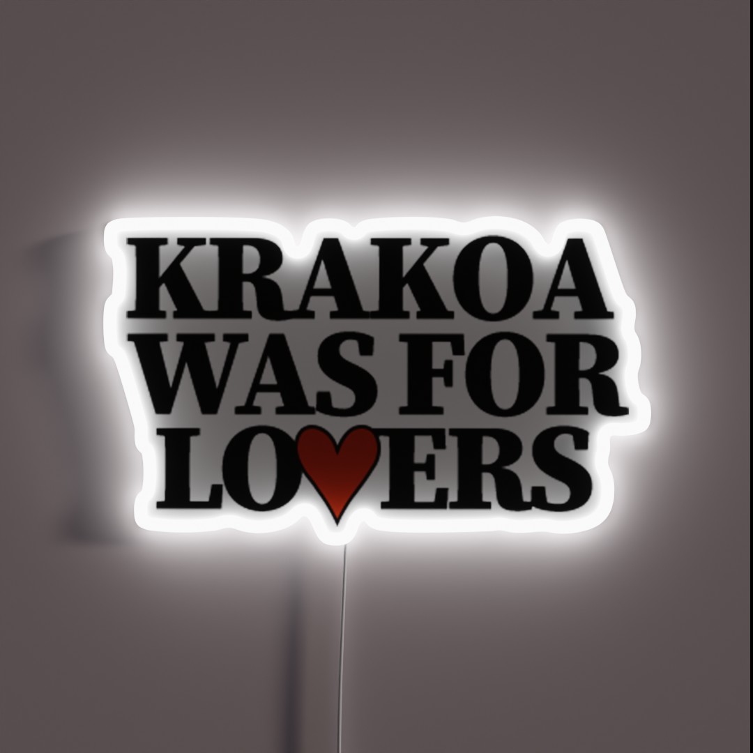 Krakoa Was For Lovers RGB Neon Sign Krakoa Was For Lovers RGB Neon Sign