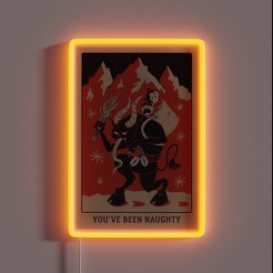 Krampusnacht 2017 Red And Black RGB Neon Sign