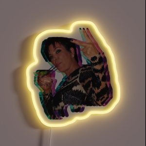Kris Jenner Party RGB Neon Sign