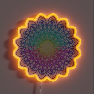 Krysthl Spiral Octave Flower RGB Neon Sign