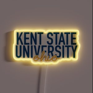 KS U City Typography RGB Neon Sign