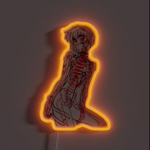 Kuudere Waifu Ayanami Rei RGB Neon Sign