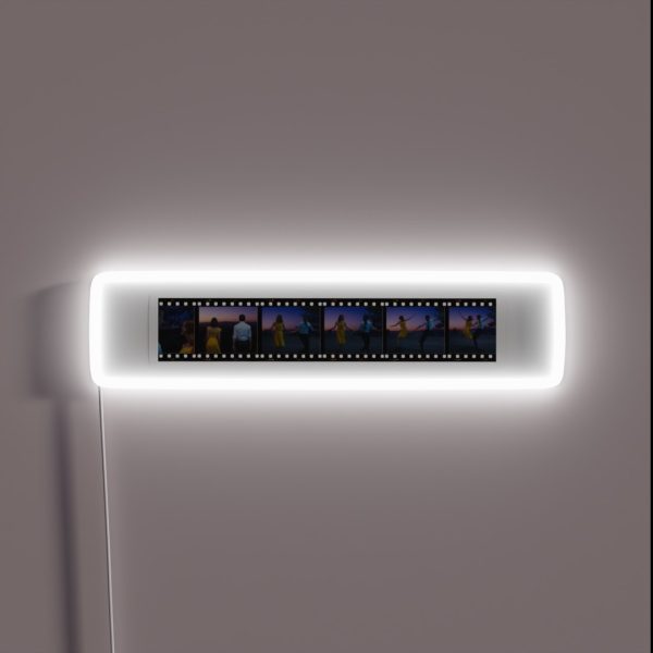 La La Land Film Reel A Lovely Night RGB Neon Sign