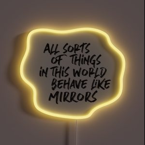 Lacan Mirrors RGB Neon Sign