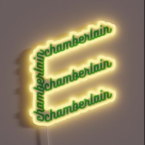 Ladies Emma Chamberlain Youtube Vlogger RGB Neon Sign