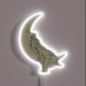 Lady Of The Moon RGB Neon Sign