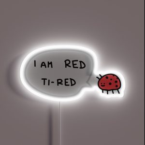 Ladybug RGB Neon Sign