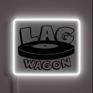LAG WAGON 90 S Vintage Design RGB Neon Sign LAG WAGON 90 S Vintage Design RGB Neon Sign