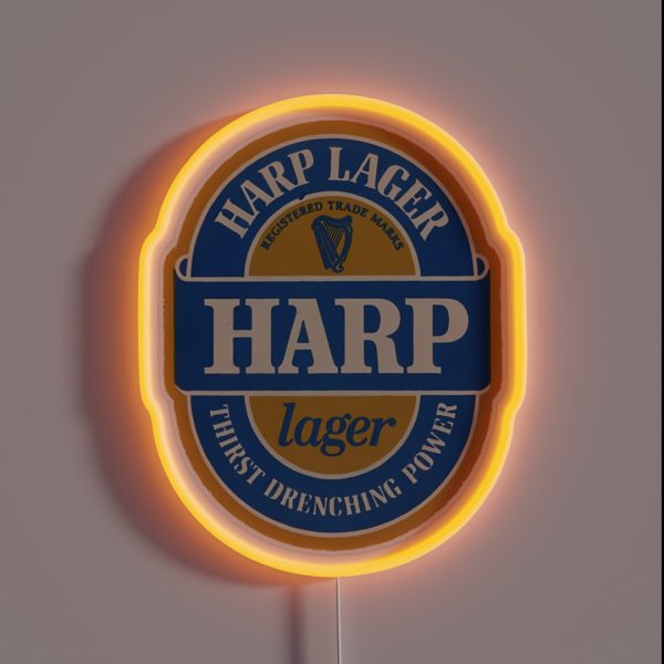 Lager Harp RGB Neon Sign
