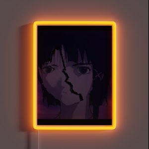 Lain Crack In The Wired RGB Neon Sign