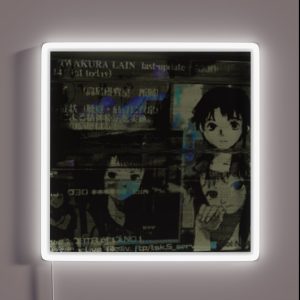 Lain Cybercore Collage RGB Neon Sign