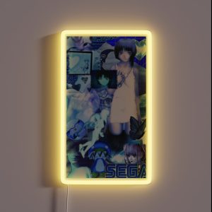 Lain Cybercore Mixed Collage RGB Neon Sign