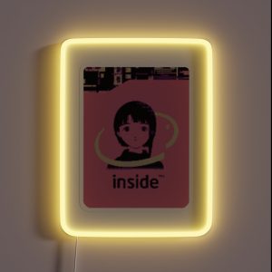 Lain Inside Size Accurate RGB Neon Sign