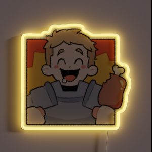 Laios Eating RGB Neon Sign Laios Eating RGB Neon Sign