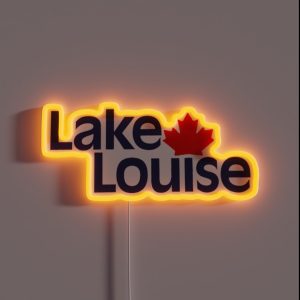 Lake Louise RGB Neon Sign