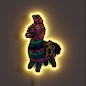 Lama Battle Royale Character RGB Neon Sign