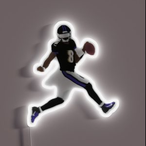 Lamar Jackson Ravens RGB Neon Sign
