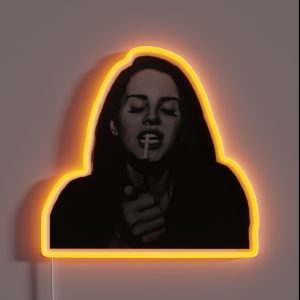 Lana Del Rey Smoke RGB Neon Sign Lana Del Rey Smoke RGB Neon Sign