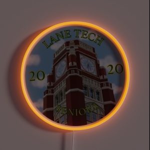 Lane Tech Class Of 2020 Senior Design RGB Neon Sign Lane Tech Class Of 2020 Senior Design RGB Neon Sign