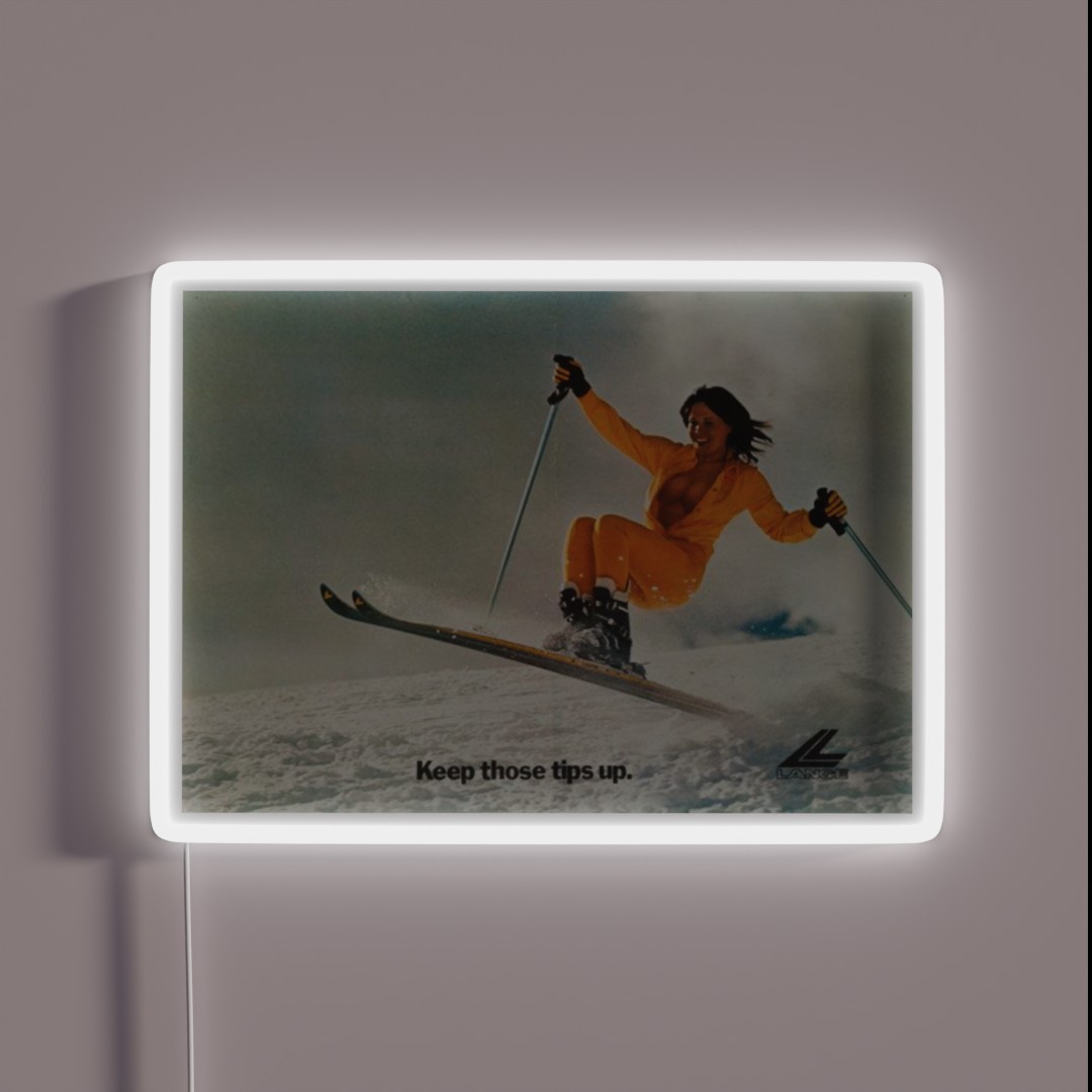 Lange Keep Those Tips Up RGB Neon Sign Lange Keep Those Tips Up RGB Neon Sign