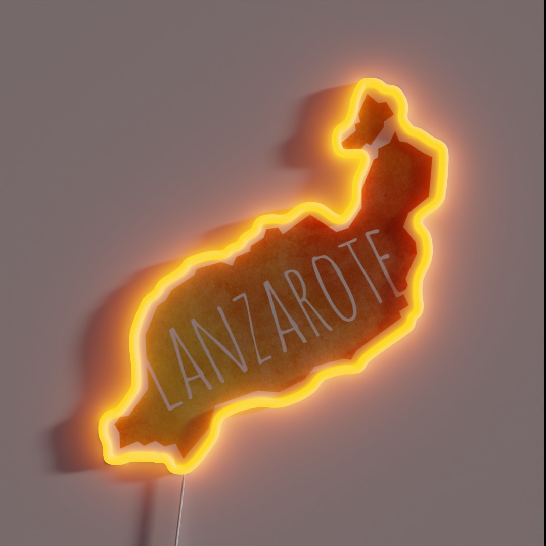 Lanzarote RGB Neon Sign Lanzarote RGB Neon Sign