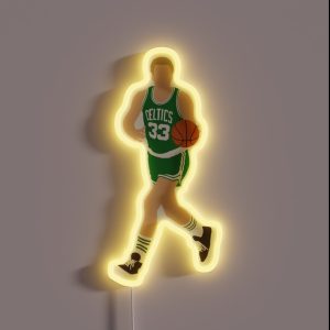 Larry Bird RGB Neon Sign