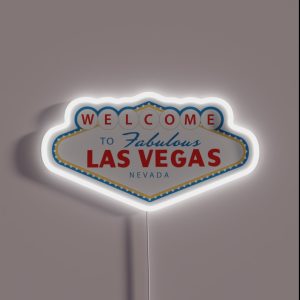 Las Vegas Sign RGB Neon Sign Las Vegas Sign RGB Neon Sign