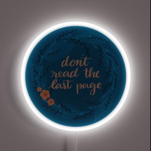 Last Page RGB Neon Sign Last Page RGB Neon Sign