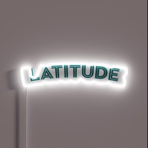 Latitude Festival Logo RGB Neon Sign
