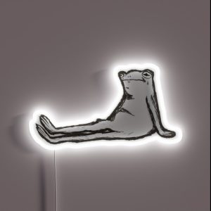 Lazy Frog RGB Neon Sign