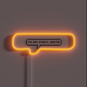 Le Sserafim Crazy I M An Otaku Bestie RGB Neon Sign