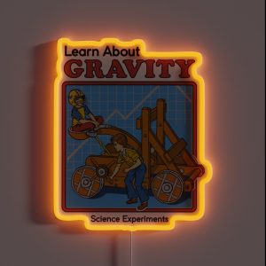 Learn About Gravity RGB Neon Sign Learn About Gravity RGB Neon Sign