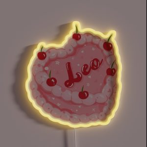 Leo Cake RGB Neon Sign Leo Cake RGB Neon Sign