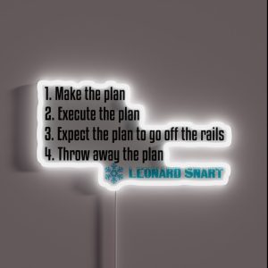 Leonard Snart Quote RGB Neon Sign Leonard Snart Quote RGB Neon Sign