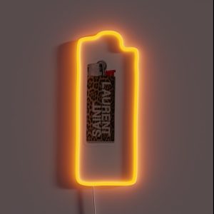 Leopard Print Lighter RGB Neon Sign
