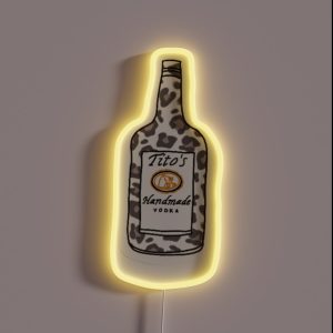 Leopard Tito S RGB Neon Sign