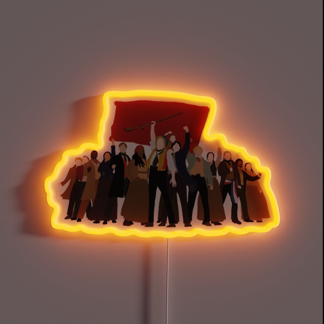 Les Mis One Day More RGB Neon Sign Les Mis One Day More RGB Neon Sign