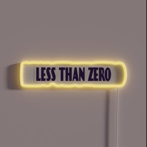 Less Than Zero RGB Neon Sign